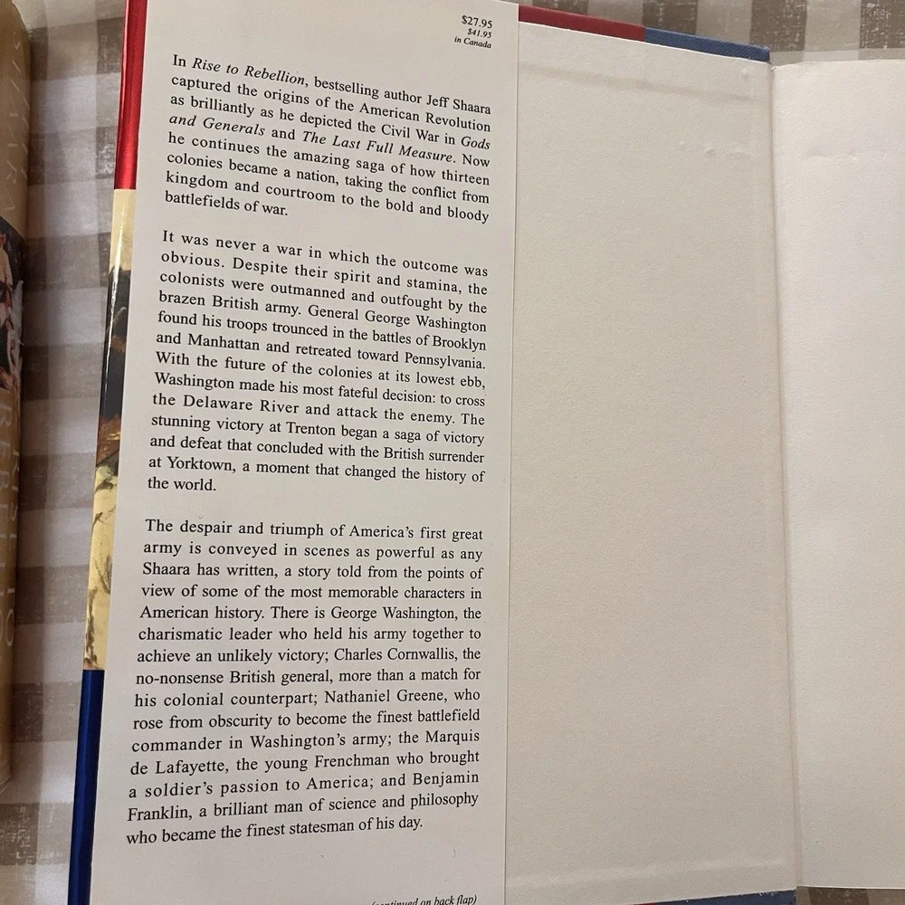 Jeff Shaara Lot of 2 Historical Fiction Hardcover Books - American Revolution